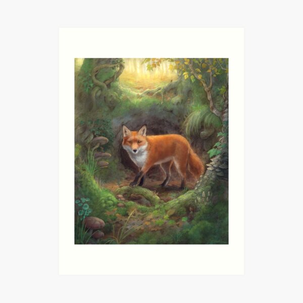 The Fox Den Art Print