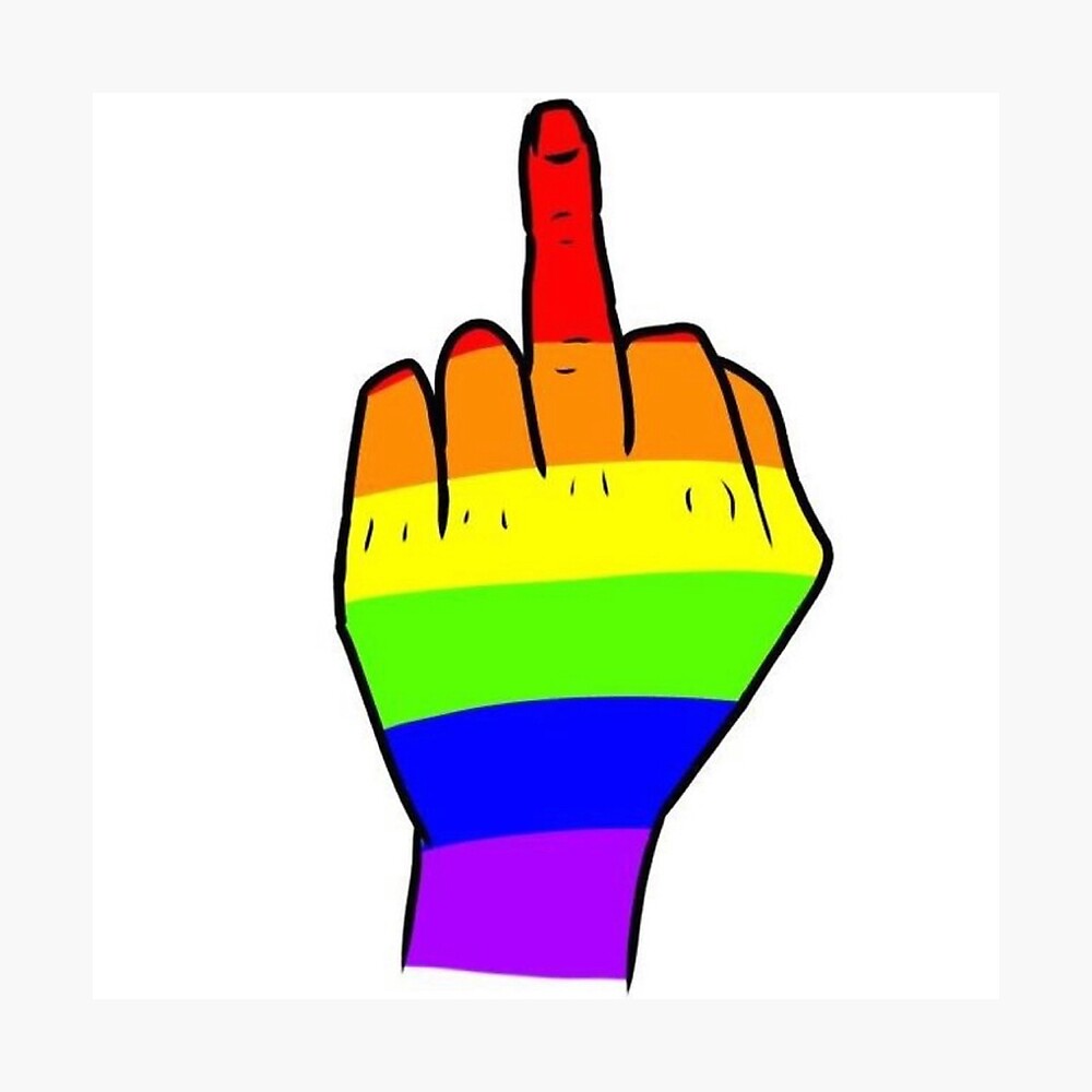 Lgbtq Pride Middle Finger