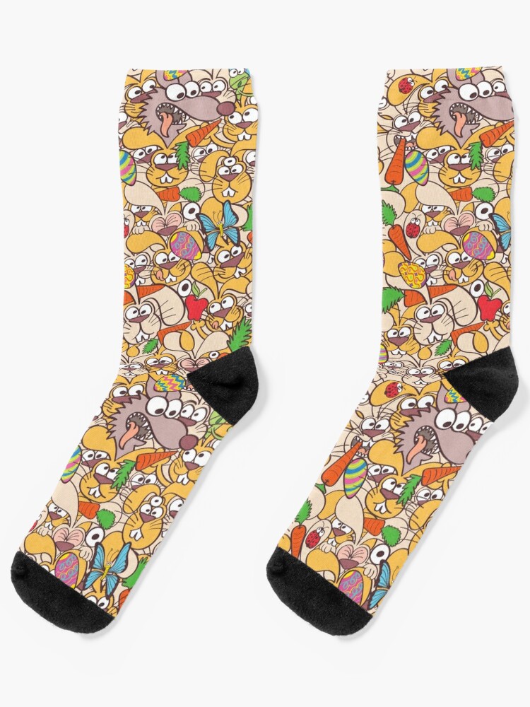 crazy pattern socks