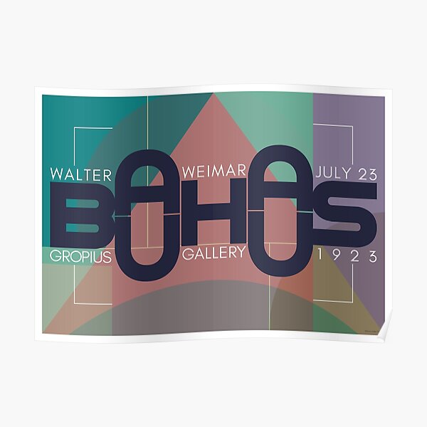 Bauhaus Exhibition Poster III Poster
