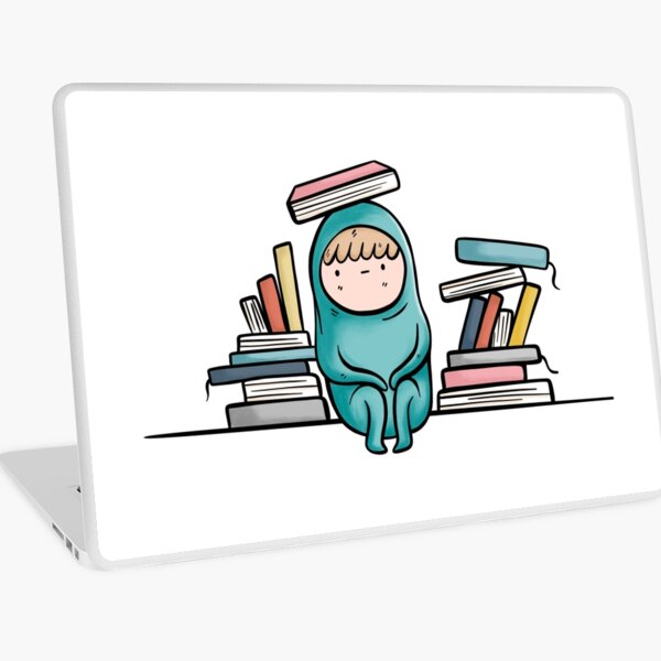 Book Reading Introvert Problems Laptop Skin