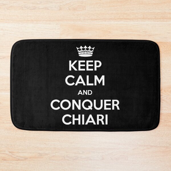 Item preview, Keep Calm and Conquer Chiari Awareness Slogan Crown product designed and sold by nikkidawn74.
