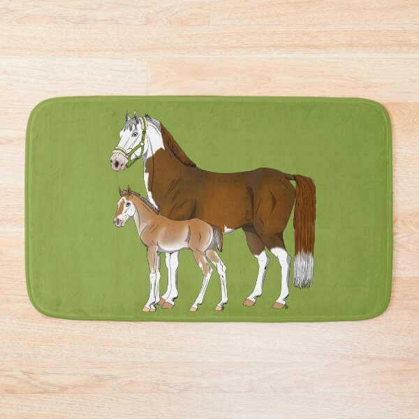 Item preview, Warmblood Mare and Foal 1: Dappled Chestnut Splash with Chestnut Splash Foal designed and sold by LuxeHurricane.