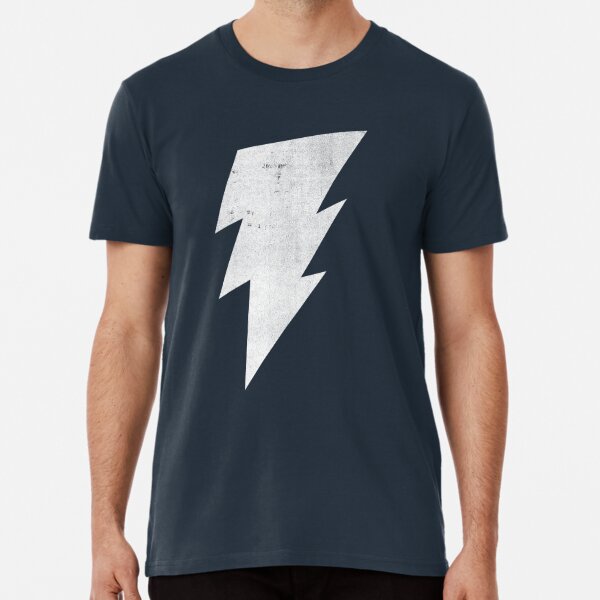 White Lightning Bolt Premium T-Shirt