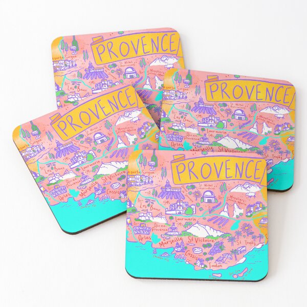 Item preview, Mapa de Provenza designed and sold by Nosynonym.