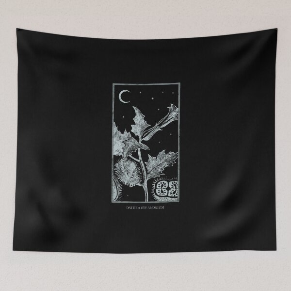 Item preview, Occult Psychoactive Jimson Weed Gothic Grunge Tarot Trip design designed and sold by A-Fashion.