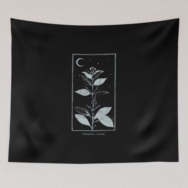 Artikelvorschau, Occult Hallucinogenic DMT Plant Psychotria Gothic Grunge design entworfen und verkauft von A-Fashion.