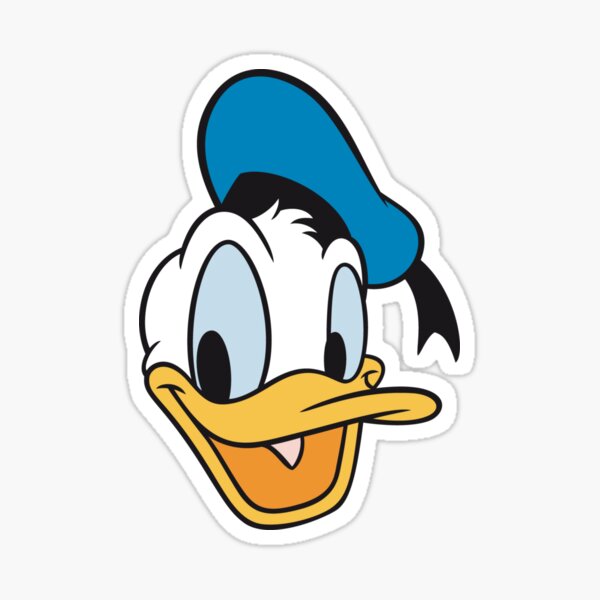 Donald Duck Sticker For Sale By Luaybilal Redbubble 9174