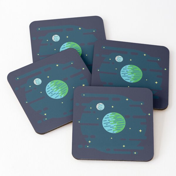 Item preview, Earth and Moon designed and sold by A Lucas Studio.