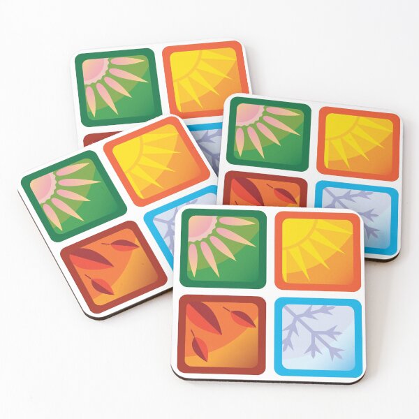 Item preview, Abstract four seasons summer winter autumn and spring designed and sold by tandaleah.