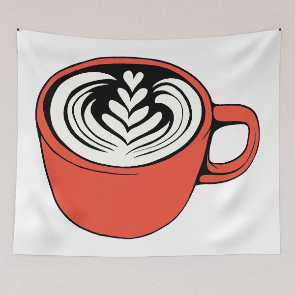 Item preview, Latte Illustration designed and sold by murialbezanson.