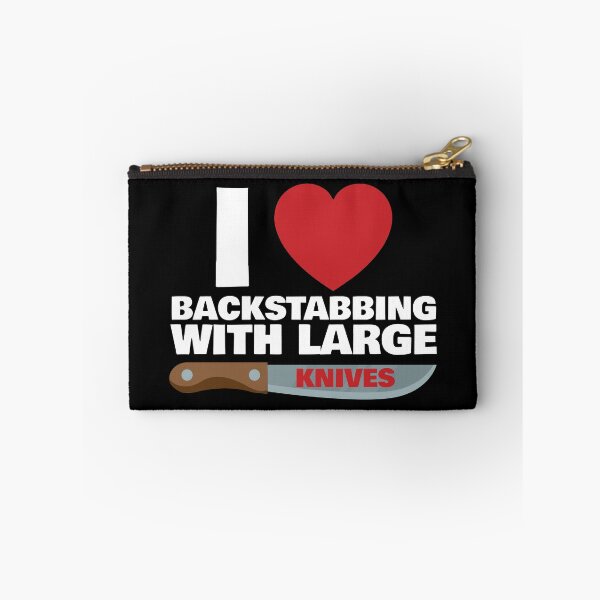 Item preview, Kopie von I LOVE BACKSTABBING WITH LARGE KNIVES designed and sold by Dwarf-Monkey.