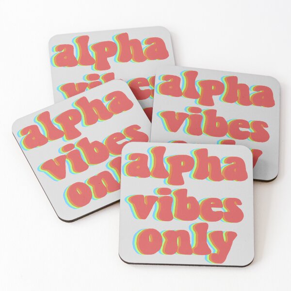Item preview, Alpha Vibes Only Rainbow designed and sold by sydwallach.