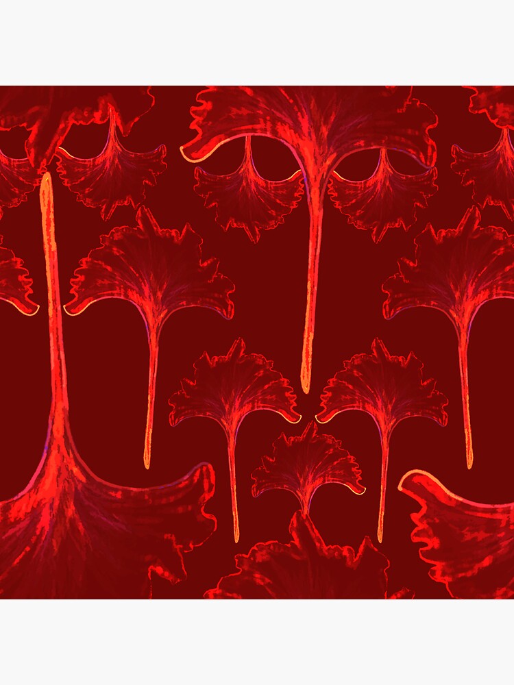 "Ginkgo Biloba Bleeding" Sticker by BrandasTimeea Redbubble