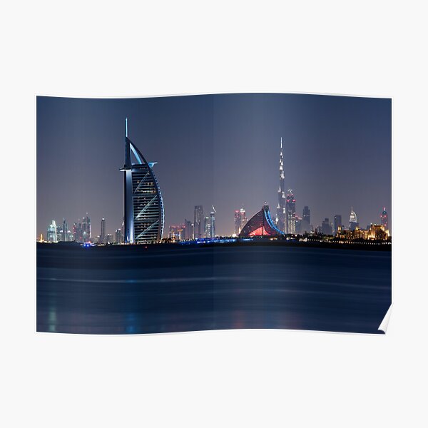 Burj al Arab Dubai 1p Bild Bilder Arabien auf Leinwand Wandbild Poster 