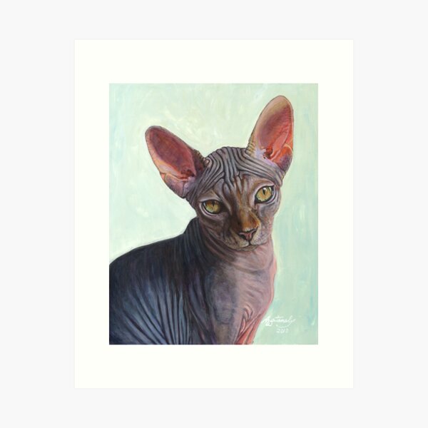 Sunitha (Sphynx) Art Print