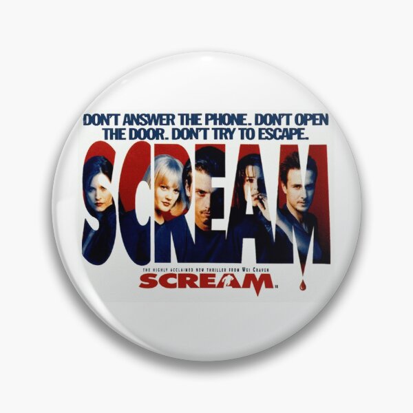 Scream Horror Movie Original Pin
