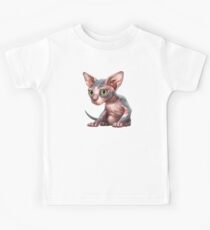 Cat-a-clysm: Sphynx kitten - Classic Kids Tee