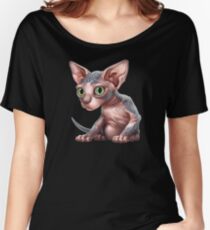 Cat-a-clysm: Sphynx kitten - Classic Women's Relaxed Fit T-Shirt