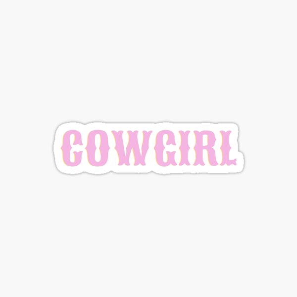 Cowgirl Chic Sticker