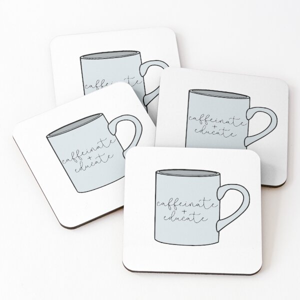 Item preview, Caffeinate & Educate Coffee Mug designed and sold by laceyykk.