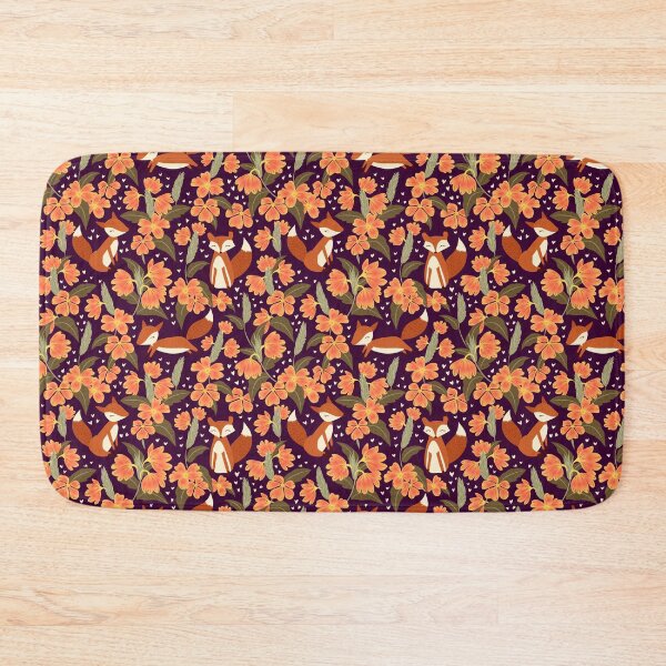 Item preview, Firecracker flower and Foxes designed and sold by artypeaches.