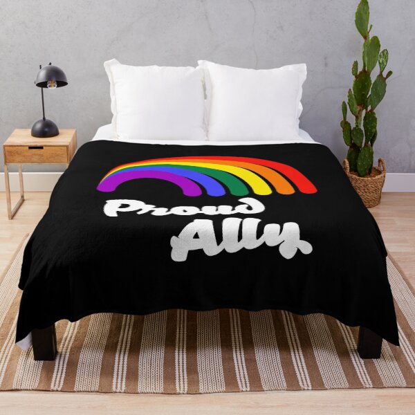 Item preview, Proud Ally LGBT Rainbow Flag designed and sold by MagicBoutique.