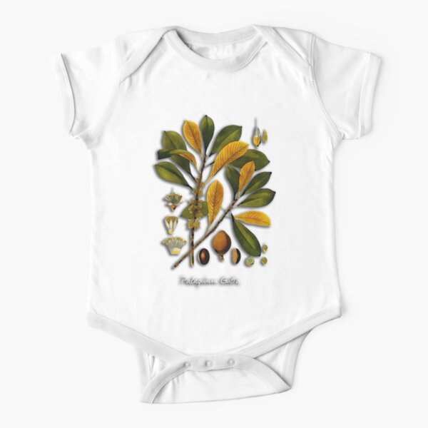 tree Palaquium gutta Short Sleeve Baby One-Piece