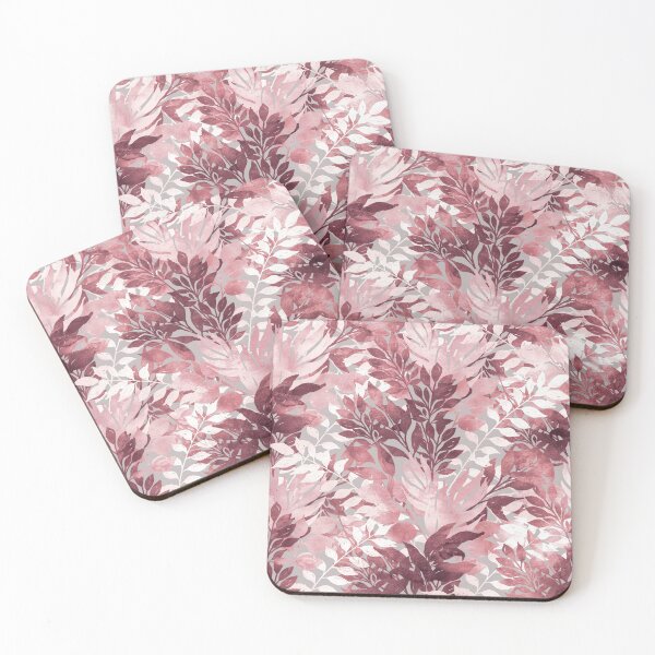 Item preview, Summer Tropical Blush Pink Foliage Vintage Design designed and sold by NdesignTrend.