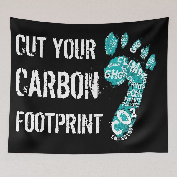 Item preview, Cut your Carbon footprint climate changeT-shirt designed and sold by DebbieT68.