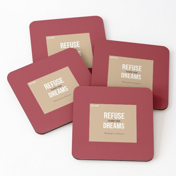 Item preview, REFUSE TO BURY YOUR DREAMS designed and sold by Purposewoman.