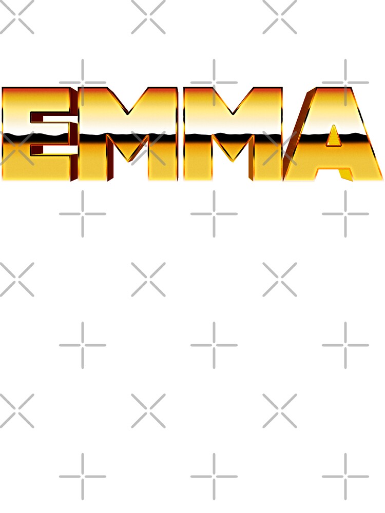 First Name Emma Baby One Piece By Wolfgangrainer Redbubble