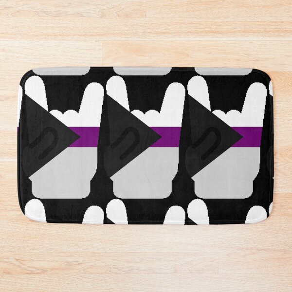 Item preview, Heavy Metal Symbol in Demisexual Pride Flag Colors designed and sold by CaelanPride.