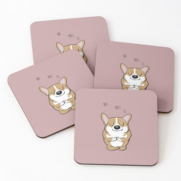 Item preview, NAMASTE Corgi designed and sold by Huebucket.