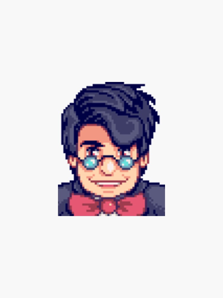 "Morris - Stardew Valley" Sticker for Sale by bwanly | Redbubble