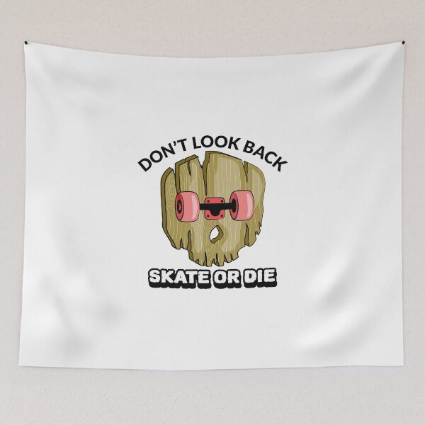 Item preview, Don't look back - SKATE OR DIE (Old skate) designed and sold by Crapt.
