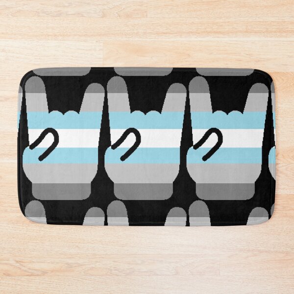 Item preview, Heavy Metal Symbol in Demiboy Pride Flag Colors designed and sold by CaelanPride.