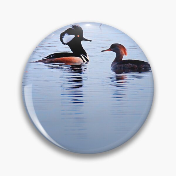 Item preview, Hooded Merganser Couple designed and sold by Yannik Hay.