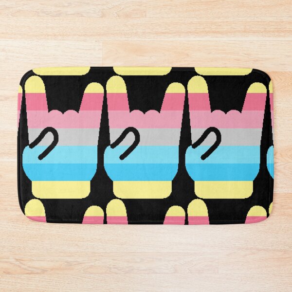 Item preview, Heavy Metal Symbol in Genderflux Pride Flag Colors designed and sold by CaelanPride.