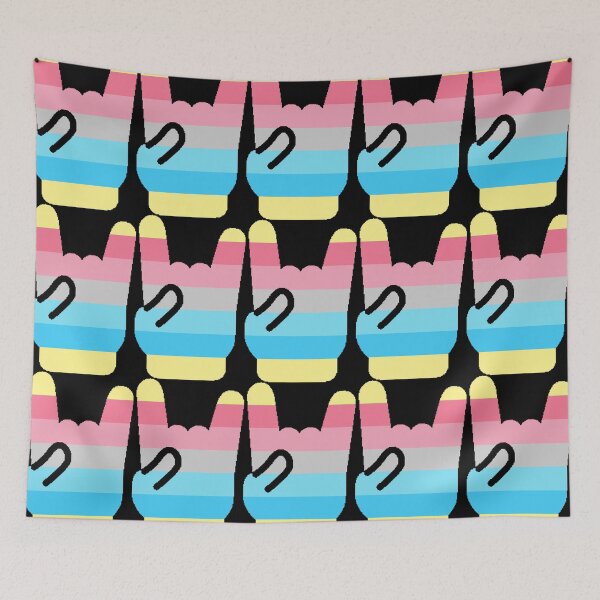 Item preview, Heavy Metal Symbol in Genderflux Pride Flag Colors designed and sold by CaelanPride.