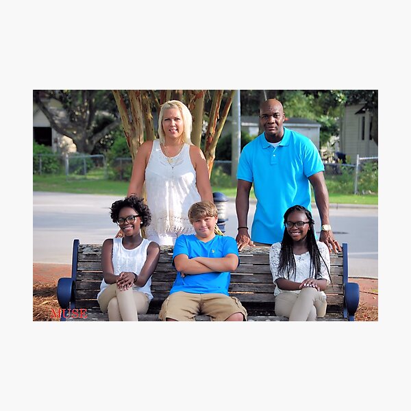 Lorenzo & Natasha Family Photographic Print