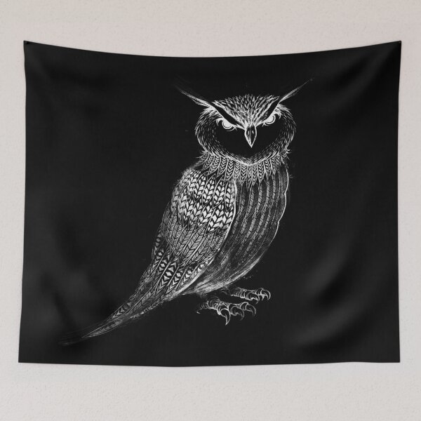 Item preview,  Tattooed Owl designed and sold by Tobe Fonseca®.