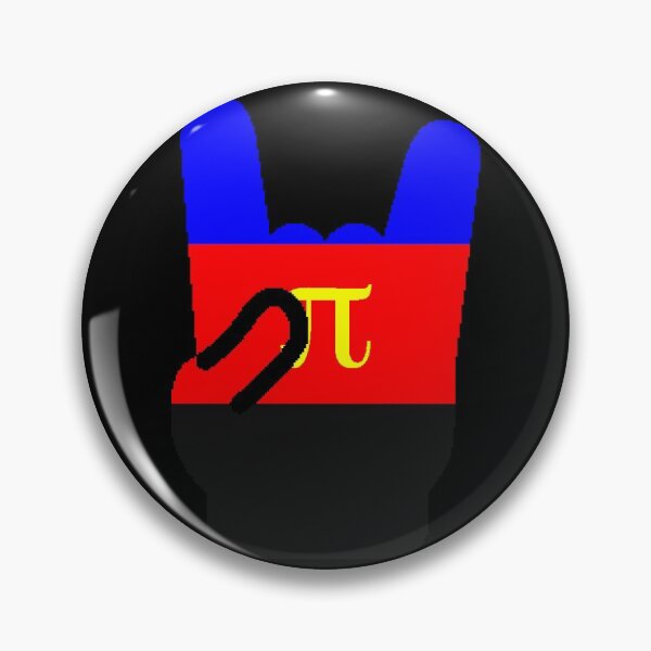Item preview, Heavy Metal Symbol in Polyamory Pride Flag Colors designed and sold by CaelanPride.