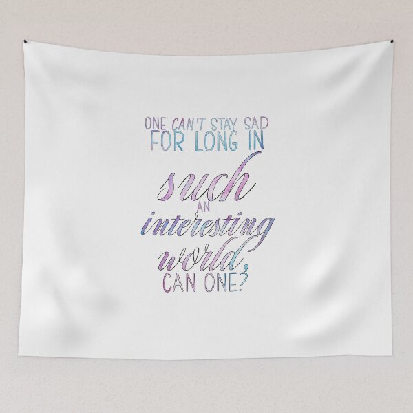 Item preview, Anne of Green Gables-Inspired "Such an Interesting World" designed and sold by mulberrydragon.
