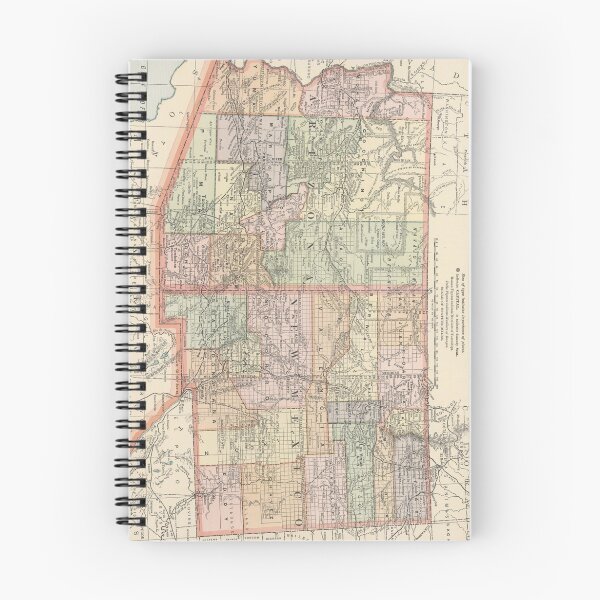 Item preview, Vintage Map of Arizona and New Mexico (1891) designed and sold by BravuraMedia.