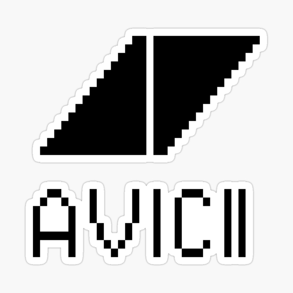 Avicii Logo Pixel Greeting Card By Alexagoodies25 Redbubble