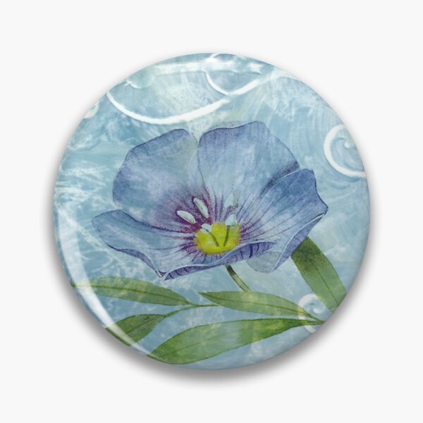Item preview, Birthday Greetings On Blue Hand Painted Yupo Paper designed and sold by Sandra Foster.