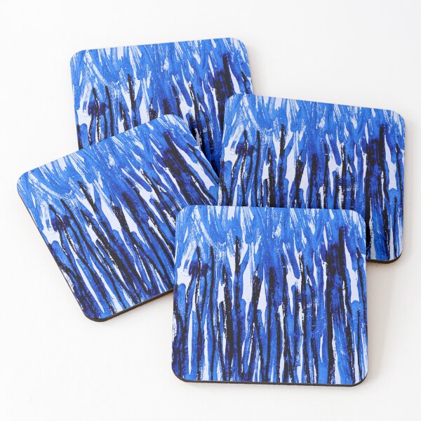 Item preview, Abstract blue designed and sold by bunlinked.