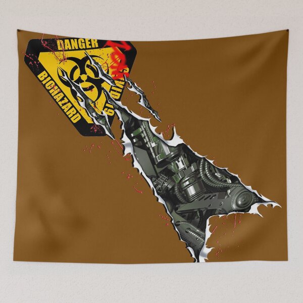 Item preview, Covid-19 or ZOMVID-19 Ripped Metal Gear Zombie Coronavirus designed and sold by wrapgraphics.