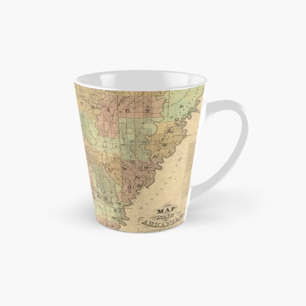 Item preview, Vintage Map of Arkansas (1839) designed and sold by BravuraMedia.